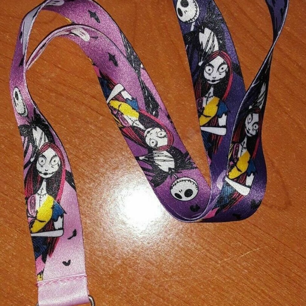Nightmare Before Christmas Jack Purple Lanyard